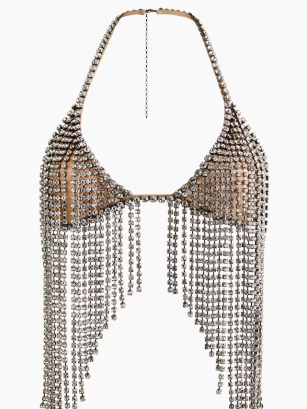 H&M X STELLA MCCARTNEY COLLAB RHINESTONE BRA XXL
